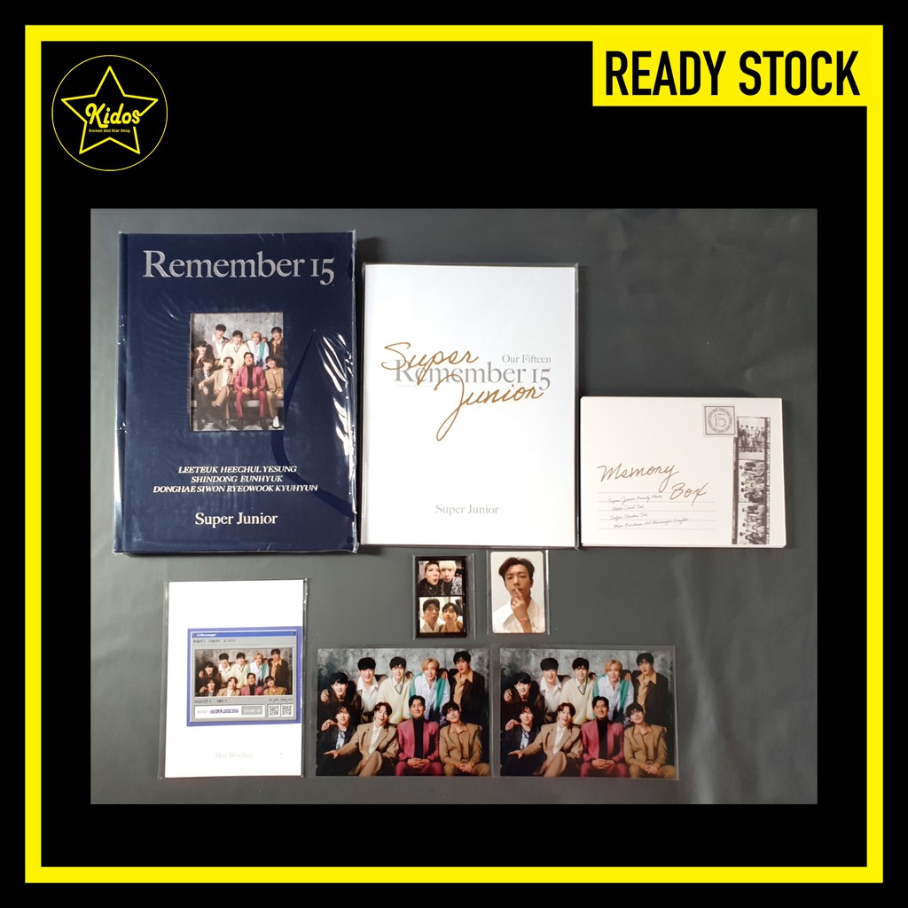 [SHARING] SUPER JUNIOR 15TH ANNIVERSARY PHOTO BOOK / PHOTOBOOK [REMEMBER 15]