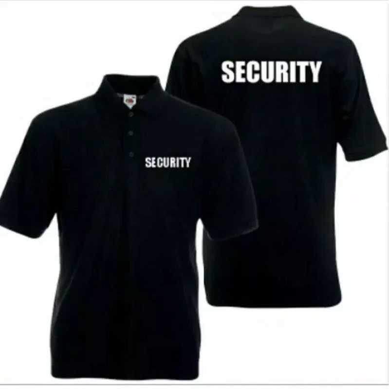 kaos T-SHIT SECURITY / kaos kerah SECURITY
