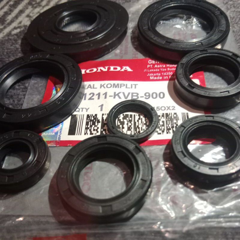 KDM_24 SEAL KOMPLIT VARIO LAMA VARIO KARBU 110 SIL SEAL OLI SEAL SET VARIO TECHNO 110 LAMA-KVB-900