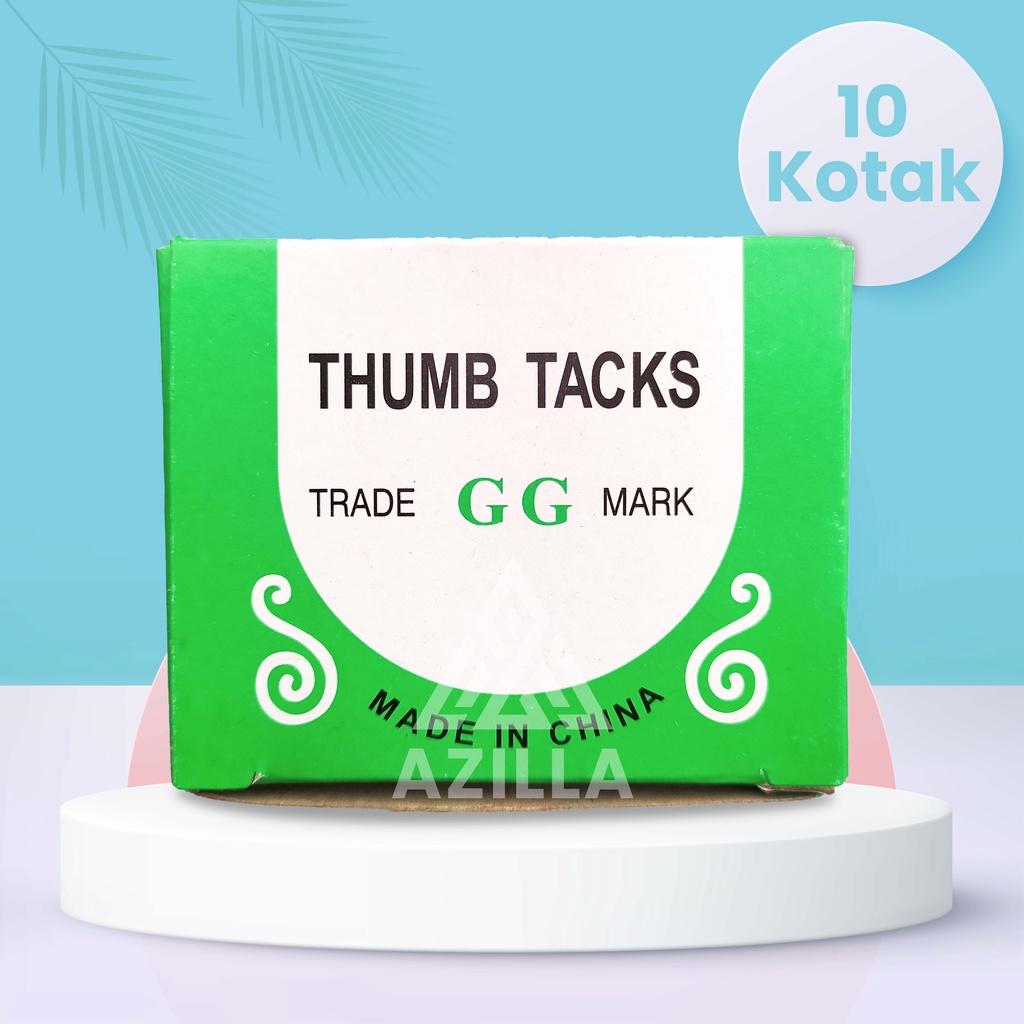 Jual Paku Payung 1 Kotak Isi 10 Kotak Kecil Pines Thumb Tacks