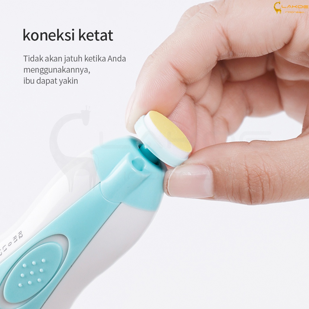 LAKOE Multifungsi Gunting Kuku Bayi set / Nail Trimmer bayi elektrik