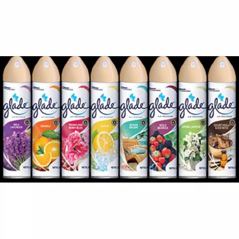 GLADE SPRAY AIR FRESHENER AEROSOL PENGHARUM RUANG RUANGAN 225 ML