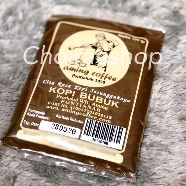 

Aming Coffee Oleh Oleh Pontianak | Kopi bubuk robusta 100gr