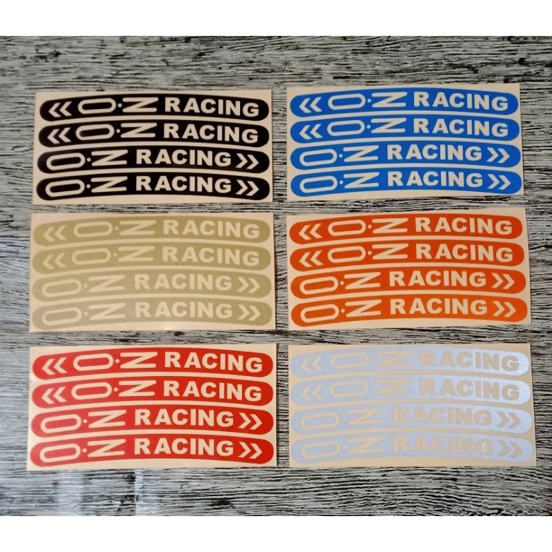 STICKER VELG OZ RACING