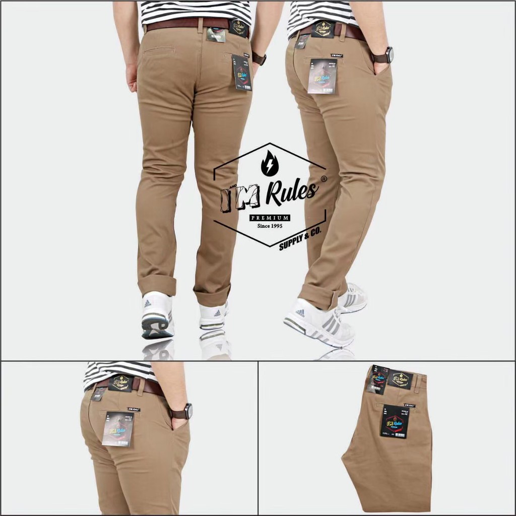 Celana chino pants casual pria / celana chino best seller / celana chino cotton twill