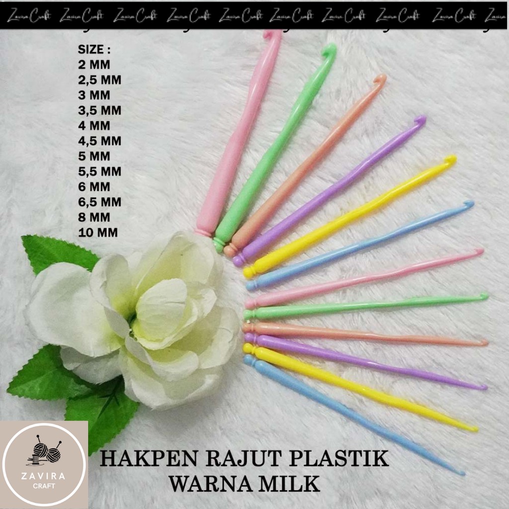 HAKPEN RAJUT MILK PLASTIK SATUAN