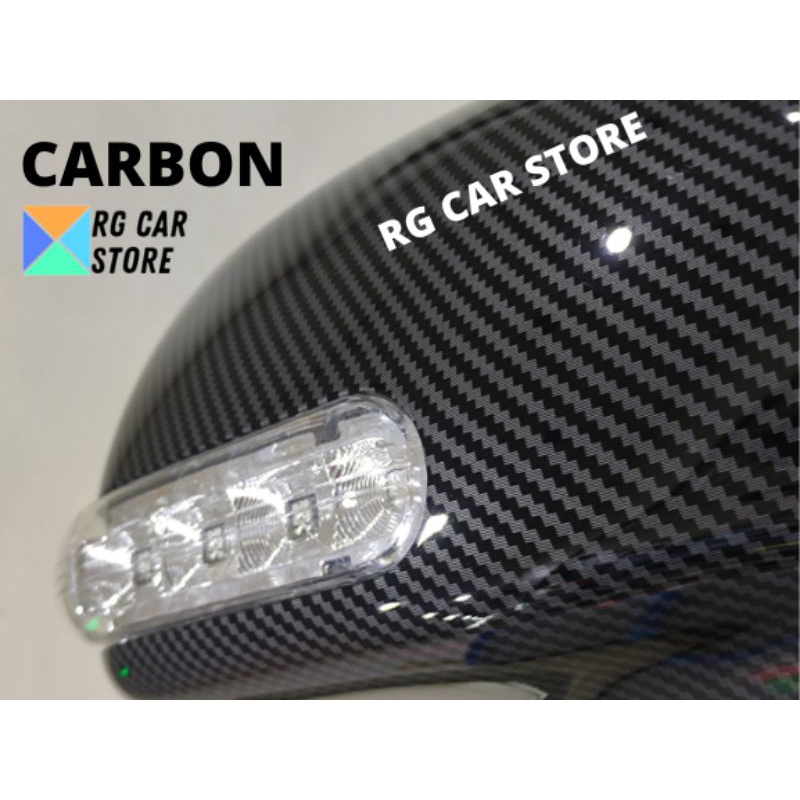 COVER SPION TOYOTA INNOVA 2005-2011 CARBON,BLACK DOFF, CHROME WITH LAMP