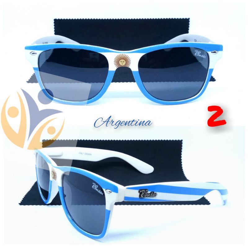 Kacamata bola piala dunia fans club flag uv protect