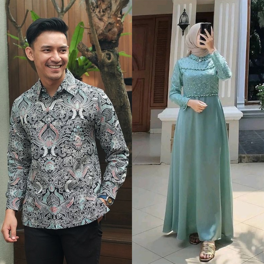 PRODUK TERBARU - COUPLE GAMIS VELVET MIX BRUKAT KONDANGAN LAMARAN TERBARU - SERAGAM BRIDESMAID GAMIS BROKAT TILLE DRESS PESTA | MAXI DRESS COUPLE ADINDA DRESS BRUKAT TULLE KEKINIAN OUTFIT KONDANGAN MODERN