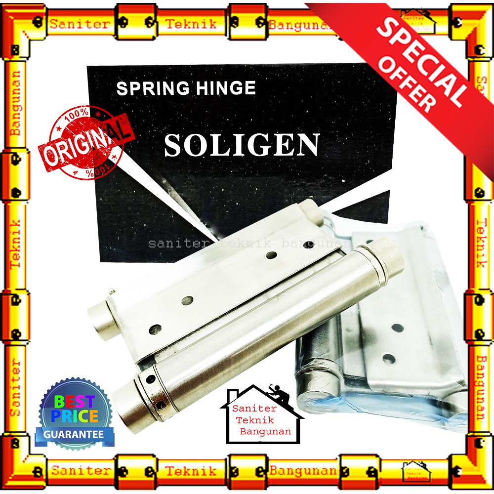 Engsel Per Stainless 4&quot; Soligen / Engsel Pintu Koboi