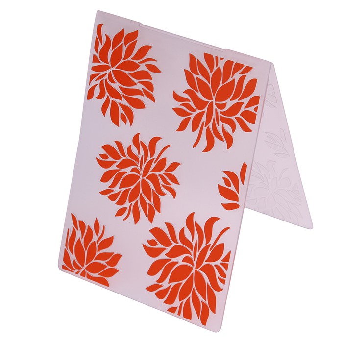 Five Flower Pattern Embossing Folder