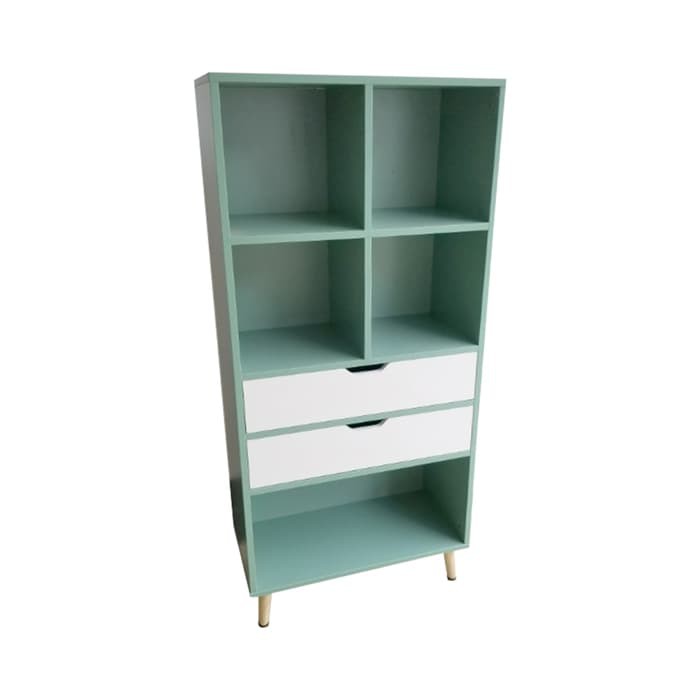 Grosir INFORMA - RAK BUKU - BOBBY HIGH BOOKCASE GREEN Keren