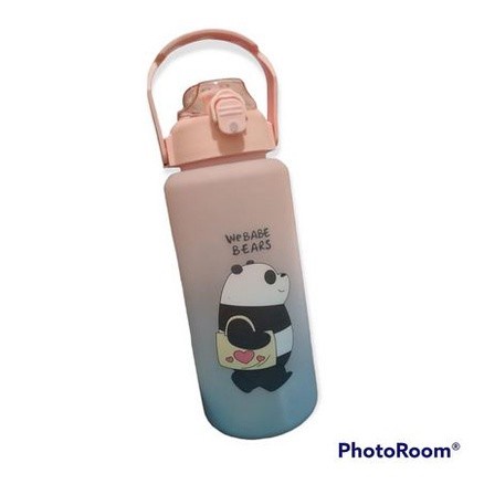 Botol Minum Anak Gradasi 2L WE BABE BEARS Botol Pelangi Botol Motivasi