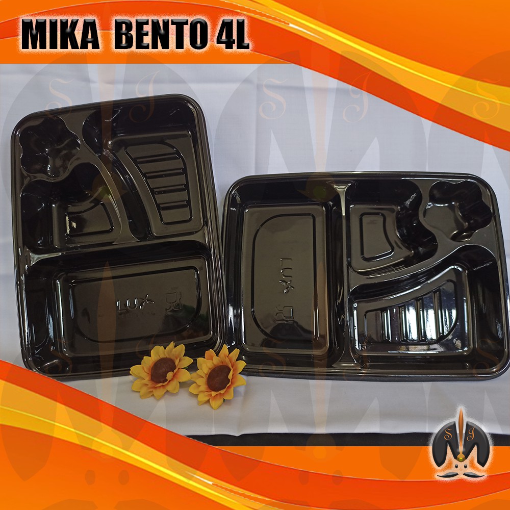 Lux Mika Bento / Tray Bento / Lunch Tray sekat 4