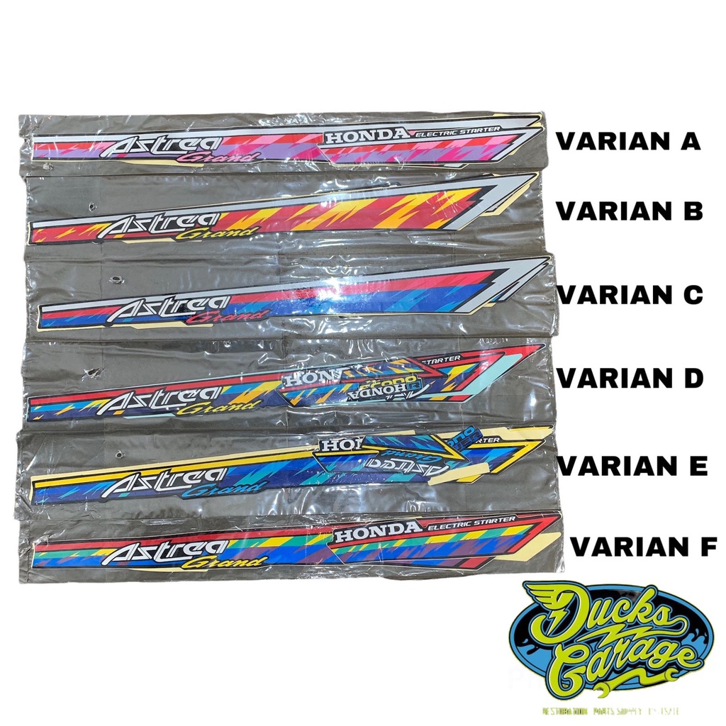 Striping honda astrea grand bulus 1993 VARIASI