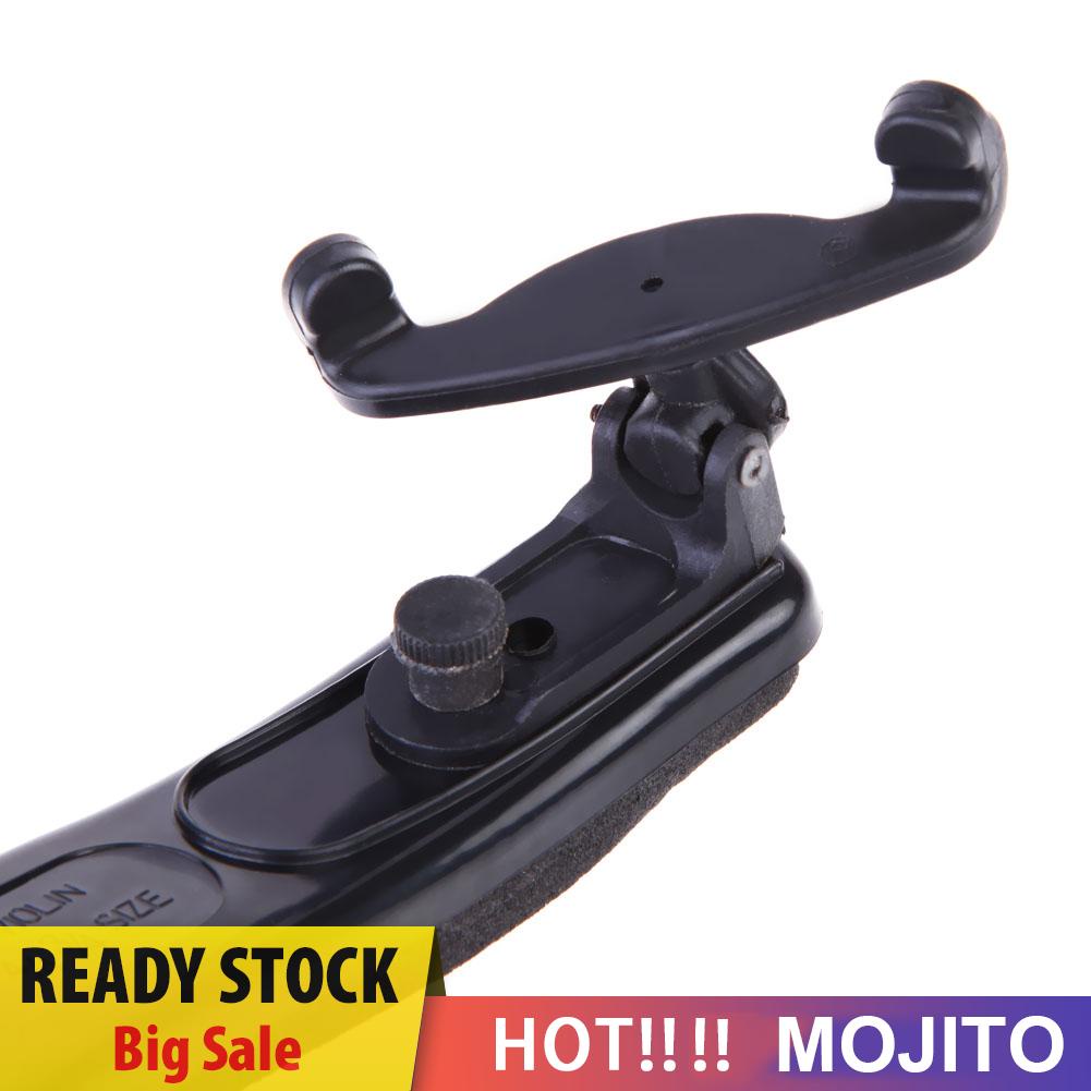 Shoulder Rest Adjustable Warna Hitam Untuk Biola 3 / 4 4 / 4 1 / 2