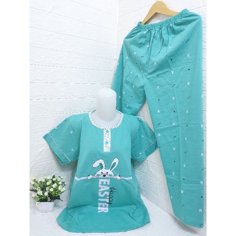 COD Baju tidur wanita Tessa CP Import bahan tebal dan adem 112-4