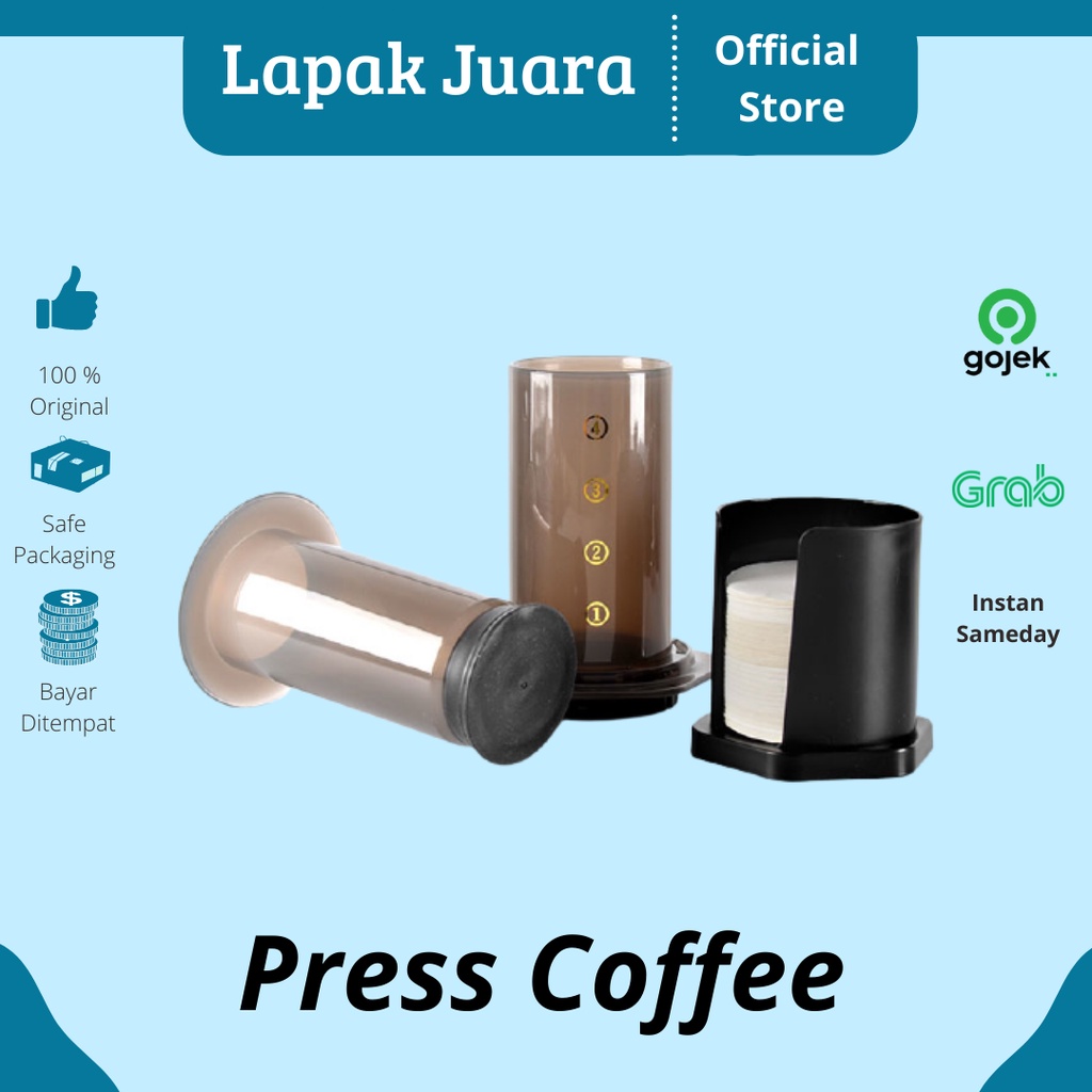 Portable French Press Coffee | Tabung French Press | Alat french Press Coffe | AEROPRESS Set Portabl