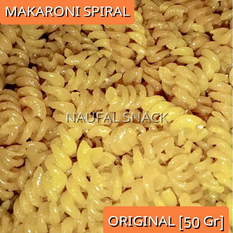 

[PROMO] 50 Gr MAKARONI SPIRAL kriwil rasa original tidak pedas murah enak gurih grosir NAUFAL SNACK