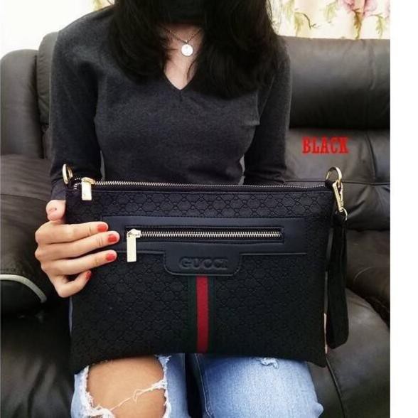 C D Terlaris Fashion Clutch Gucci 369 Gucci Emboss Clutch Fashion Murah Laris Shopee Indonesia