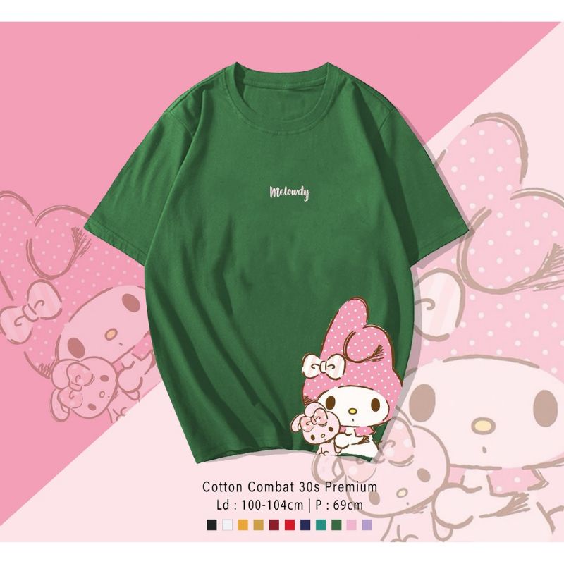 T-SHIRT/KAOS MELODY UNISEX PREMIUM/TUMBLR TEE MELODY