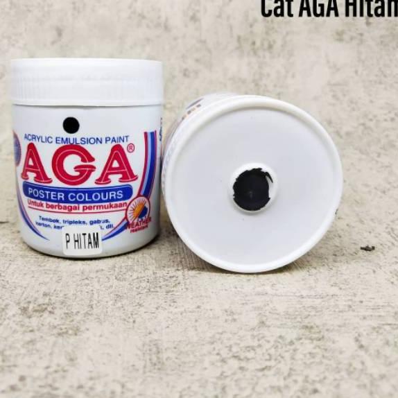 

37 CAT AGA / CAT ACRYLIC (WARNA HITAM / PUTIH) ➠➬ ➳ (Readystock)