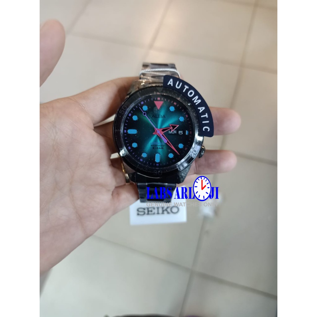 Alba Men Automatic AL4175X1 AL4175 Tokyo Neon Original