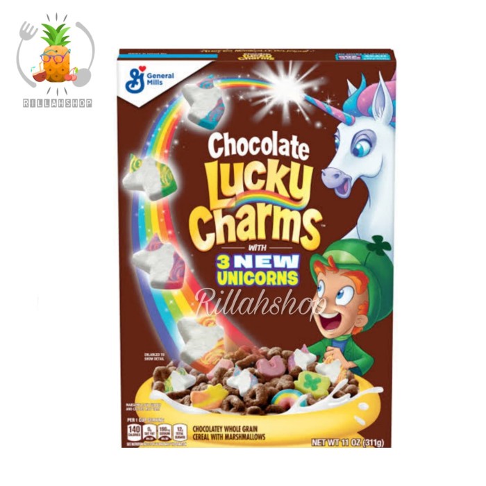

Chocolate Lucky Charms Sereal 3 New Unicorns (547g)