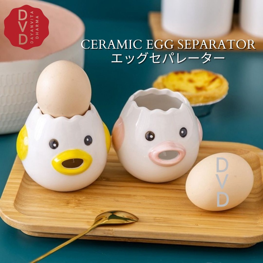 Ceramic Egg NIWATORI Separator -  Separator Pemisah Kuning Telur Model NIWATORI