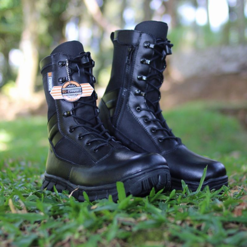 SEPATU PDL Pembagian TNI Polri 2020 KULIT ASLI free Kaos kaki pdl