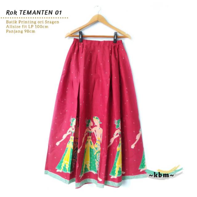 Rok yukino dan rok temanten katun solo rok batik solo