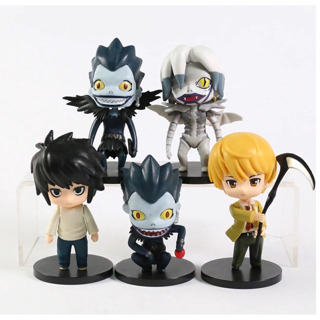 Death Note Light Yagami L Ryuk Action Figure Set 5