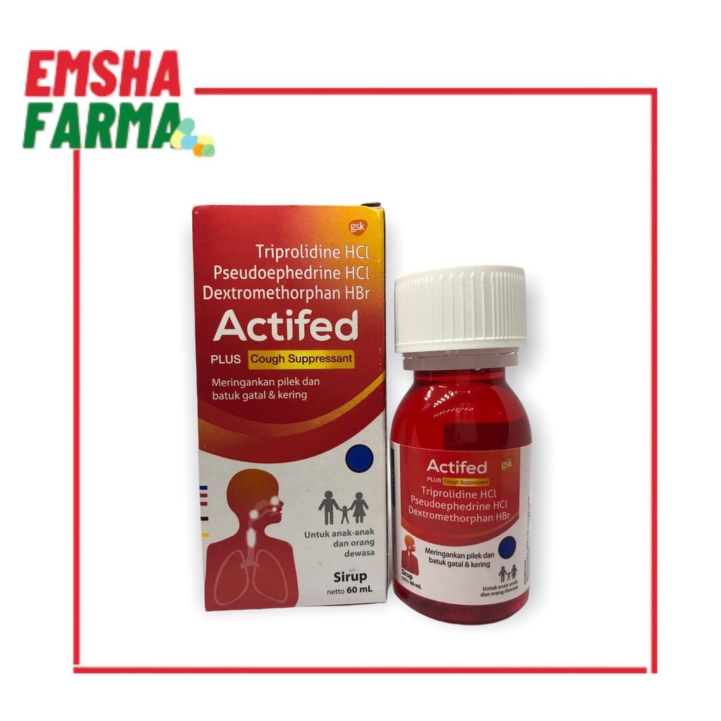 ACTIFED MERAH BATUK KERING 60 ML