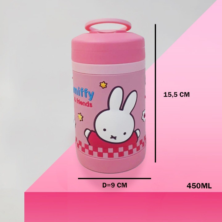 ORIGINAL miffy vacuum termos soup 430ml MF3343