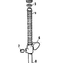 141451001 Presser Bar Spring (Large) Mesin Jahit Lubang Kancing Brother B814 141451-001