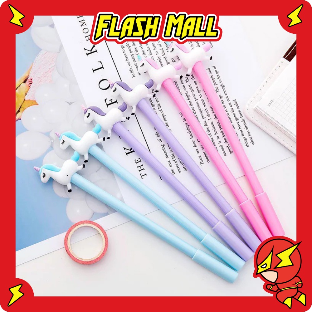 

FLASHmall R207 Pena Unicorn Full Body Pena Karakter Unicorn Pulpen Unicorcn