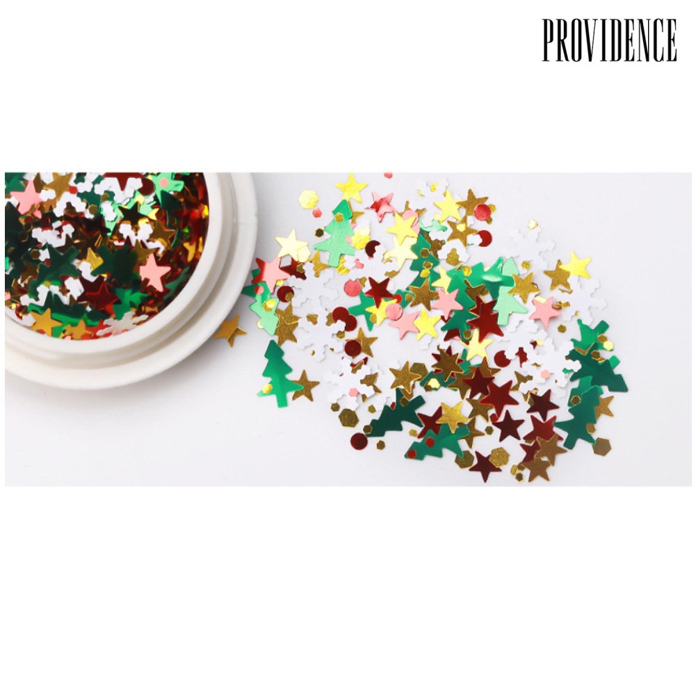 Providence Christmas Snowflake Nail Art Sequins DIY Glitter Flakes Decal Manicure Decor
