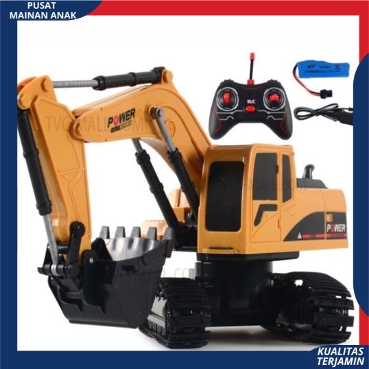 Mobil Excavator BekoKobelco remote control Rc Car Truck Construction Rock crawler Baterai Charger