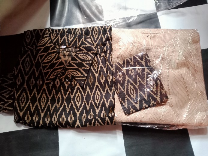 Maura Couple - Sania Ruflle Batik Couple Ori Ndoro Jowi Garansi Termurah Shopee - Modern Batik Solo