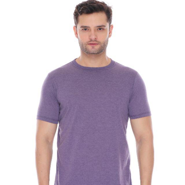 KAOS POLOS TWOTONE MISTY LENGAN PENDEK 30S-10. UNGU MISTY