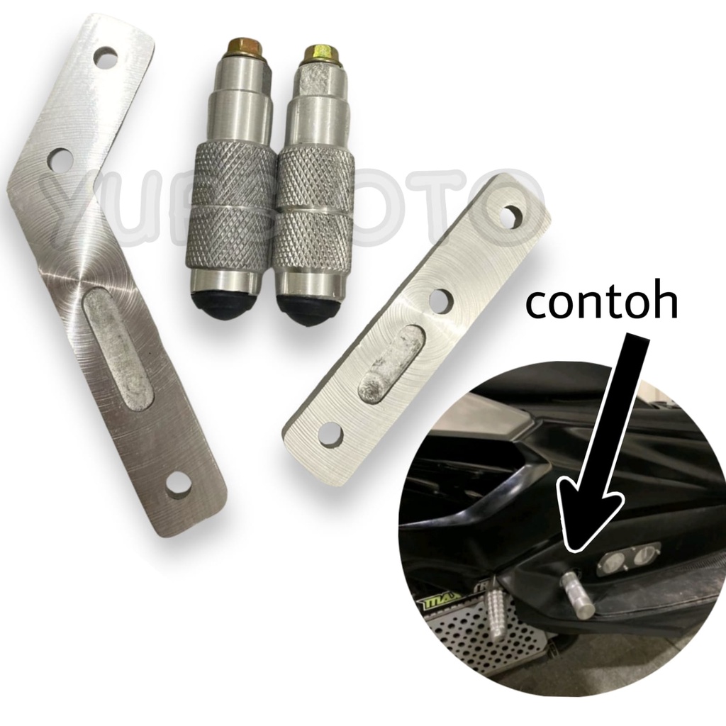 UNDERBONE NMAX OLD UNDERBONE AEROX FOOTSTEP UNDERBONE NMAX OLD STEP UNDERBON NMAX AEROX UNDERBOUND SET SILVER