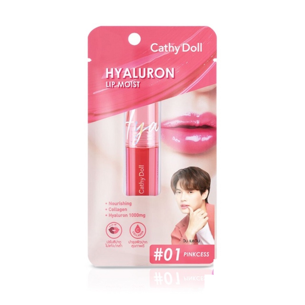 [TERMURAH] Cathy Doll Hyaluron Lip Moist | Lipstik | Pelembab Bibir | Win Metawin Bright | Browit.id