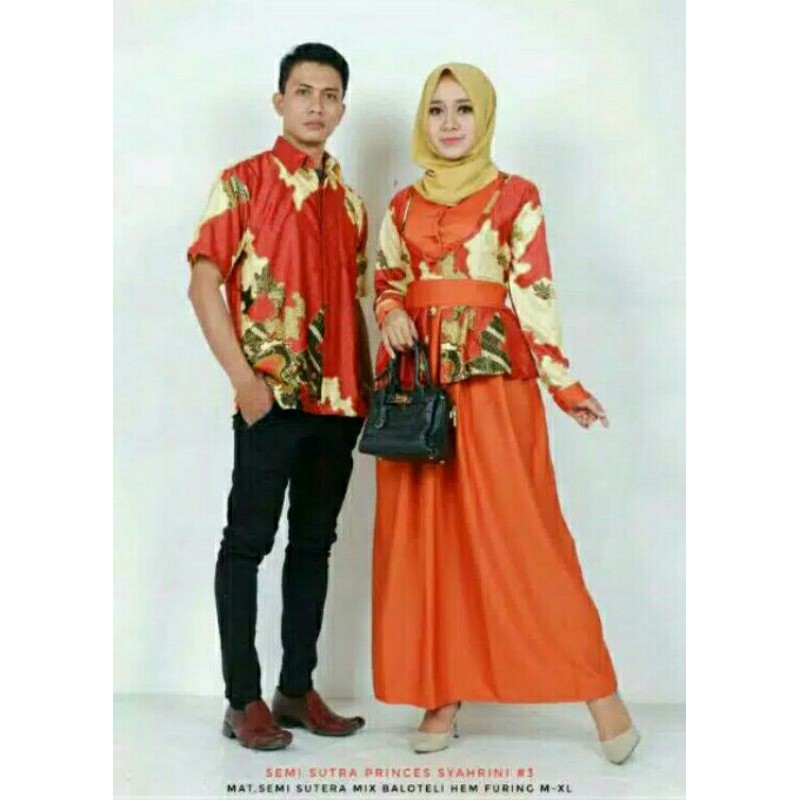 Couple Batik/couple syahrini/couple satin/gamis couple/couple murah