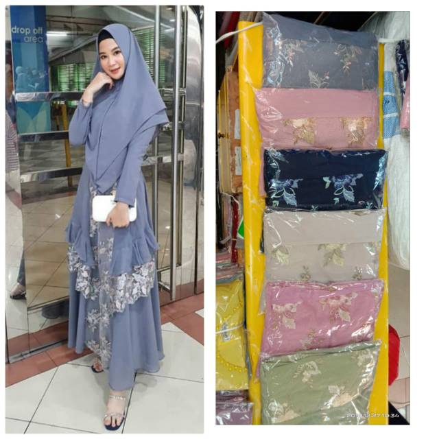 Gamis ceruty/ syari simpel / syari ceruty / gamis modern / maxi ceruty / gamis