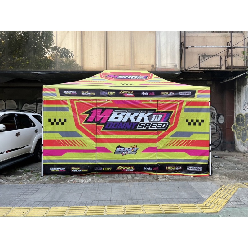 Tenda Lipat Paddock 3 X 4,5 Premium