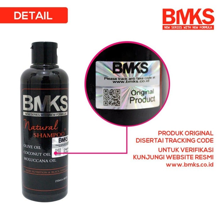 BMKS Natural Shampo - Shampo Penumbuh Rambut 250ml ASLI BPOM