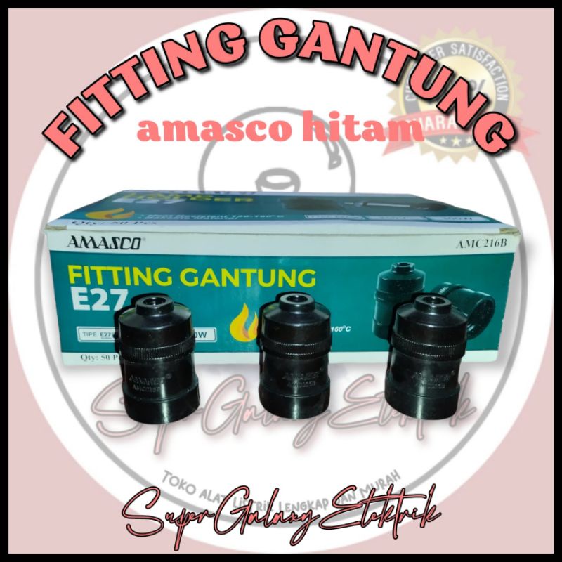 Fitting Gantung/Fitting Gantung Murah/Fitting Gantung Putih/Hitam