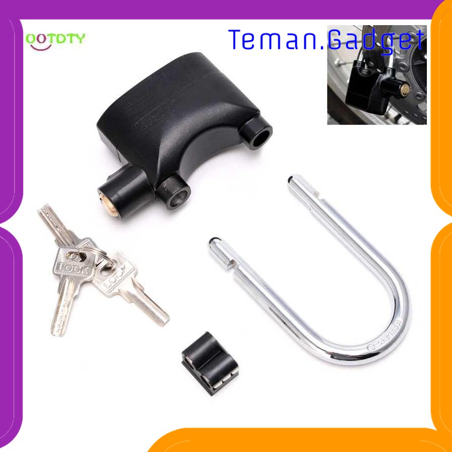 TG-IB025 KINBAR GEMBOK SEPEDA MOTOR PADLOCK ALARM CORROSION RESISTANT - 110