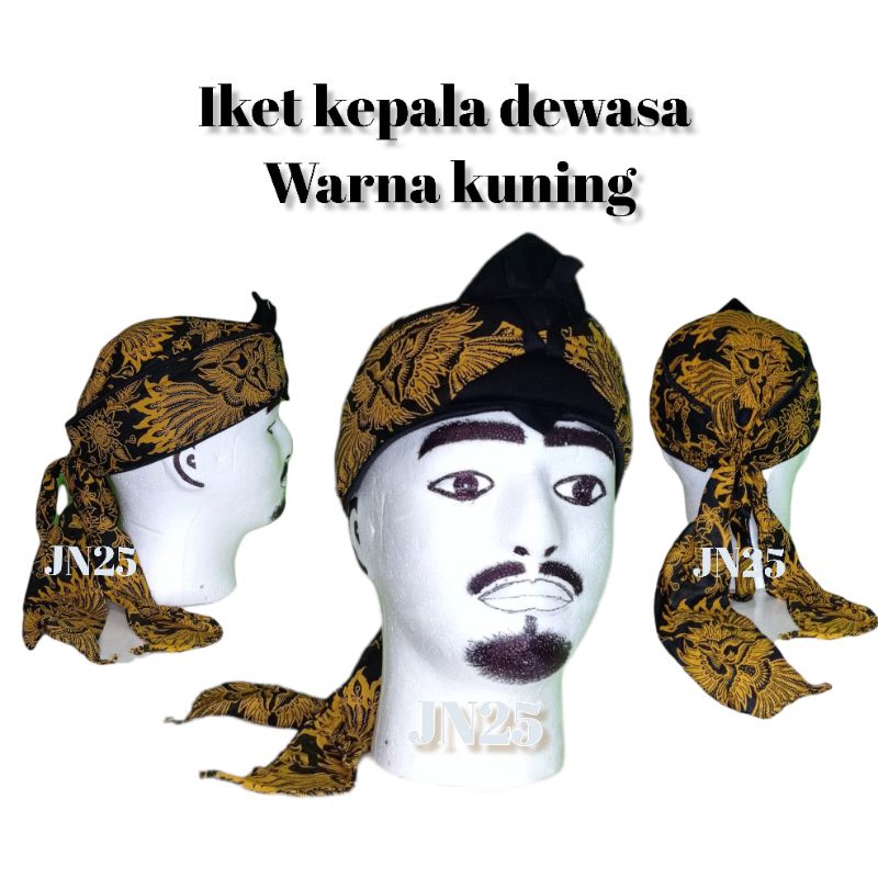 iket kepala blangkon jawa tradisional murah udeng bendo mahkota totopong topi kupluk songkok kopiah 