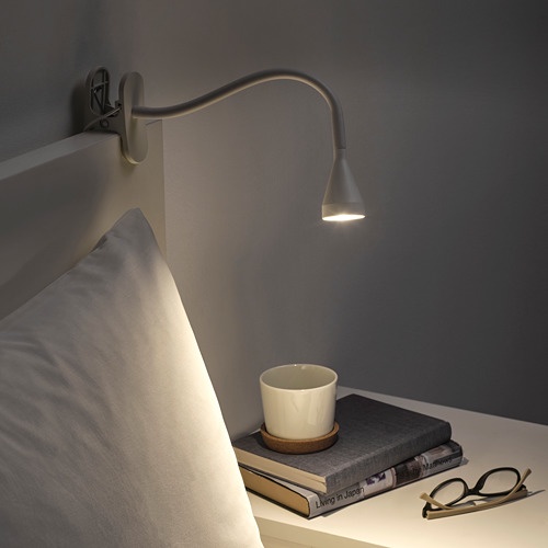 Lampu meja ikea NAVLINGE lampu kerja belajar tidur Lampu sorot jepit LED